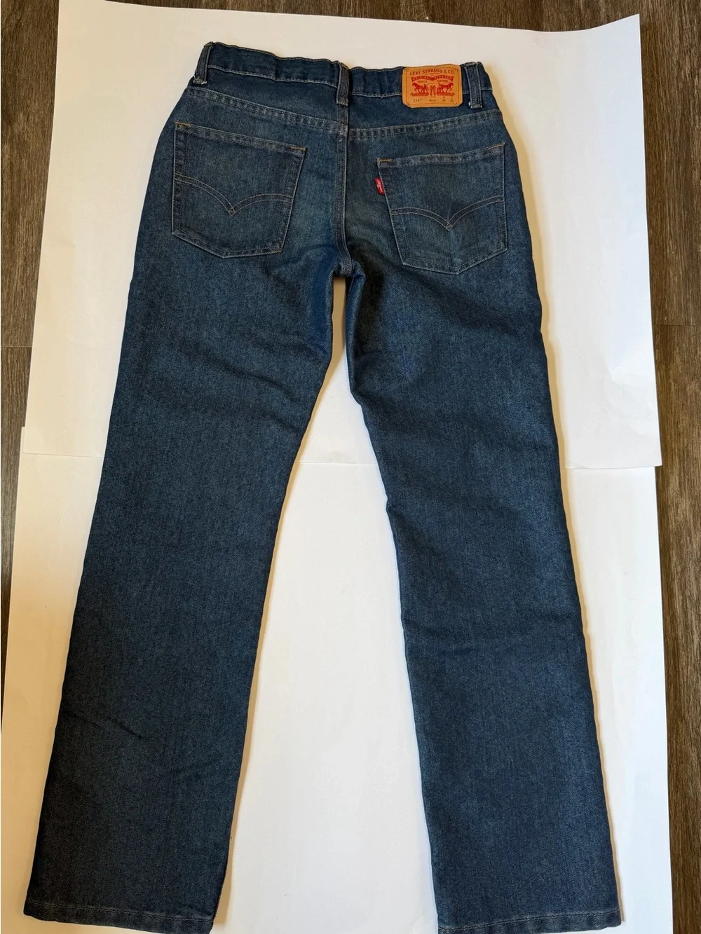 Levi's Boy’s Dark Blue Straight Jeans Youth Boy’s Size 16 REG W28”-L30”